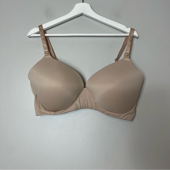 Auden Lightly Lined Wirefree Cream Nursing Bra 40DD - Picture 1 of 7